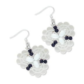 Kit für Ohrringe “Sakura” par Puca® - Kristall - PerlineBeads SA