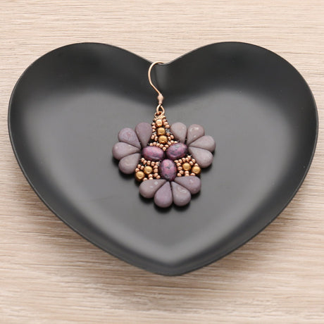 Kit für Ohrringe “Sakura” par Puca® - Opal Nebula - PerlineBeads SA