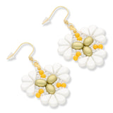 Kit für Ohrringe “Sakura” par Puca® - Pastel Lime - PerlineBeads SA