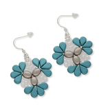 Kit für Ohrringe “Sakura” par Puca® - Petrol - PerlineBeads SA