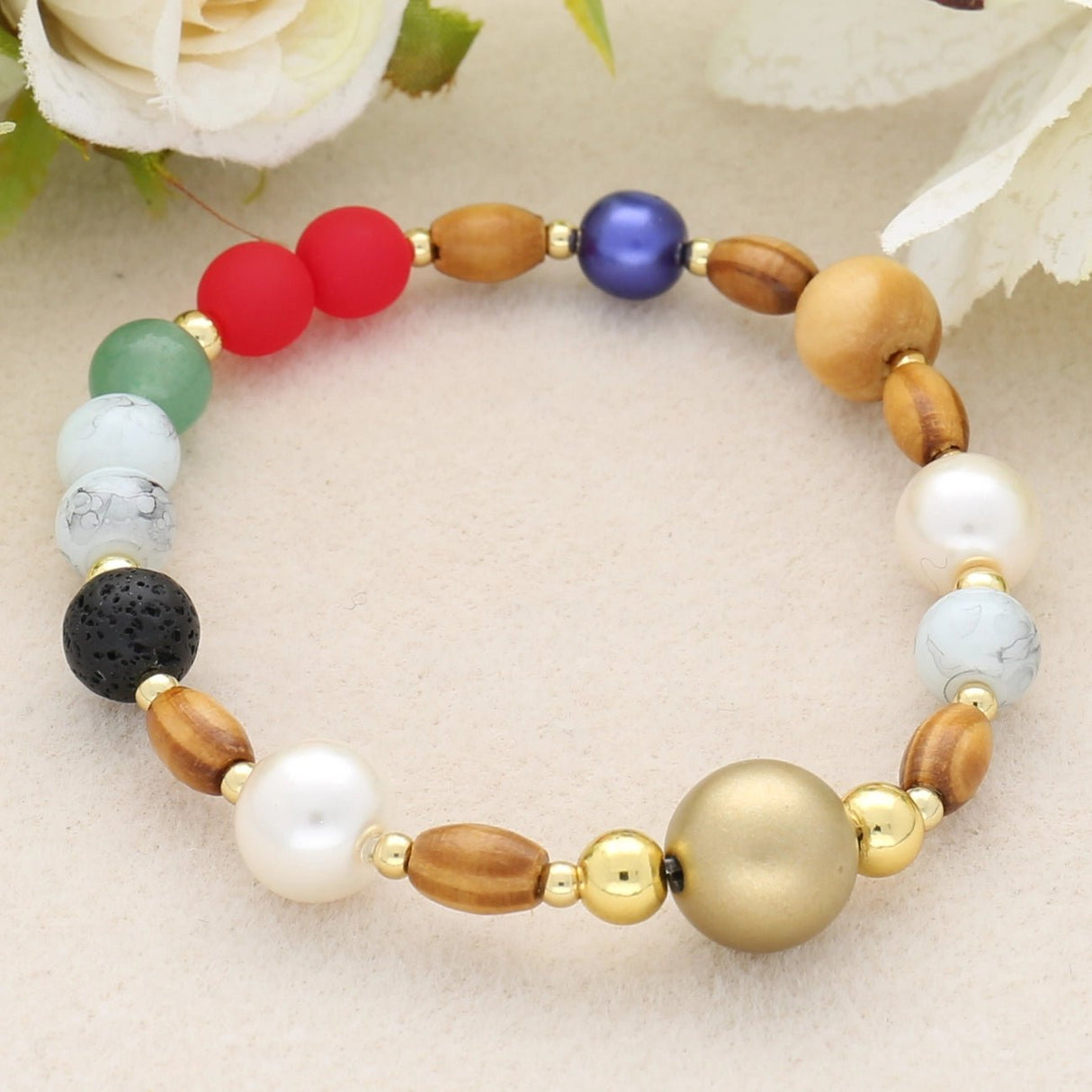 Kit für Armband “Perlen des Lebens" - ∅ 17 cm - PerlineBeads SA