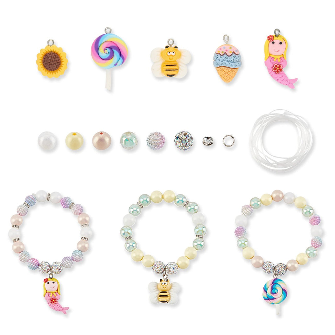 Kreatives Armband - Bastelset für Kinder - Bunte Schmuckträume! - PerlineBeads SA