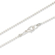 Kugelkette 45 cm mit Karabinerverschluss – Farbe Silber - PerlineBeads SA