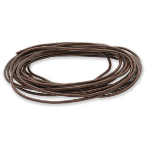 Lederkordel Ø 1 mm - Sattelbraun - PerlineBeads SA