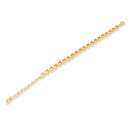 Leeres Cup - Chain Armband 24ss (20 Fassungen) - Gold - PerlineBeads SA