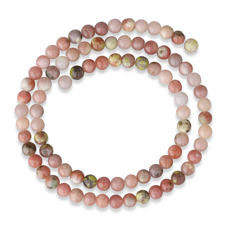Lepidolith Perlen · rund · 4 mm - PerlineBeads SA