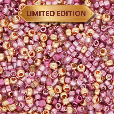 Limited Edition Designer TOHO Seed Bead Blend – Rosé Champagne Dream - PerlineBeads SA