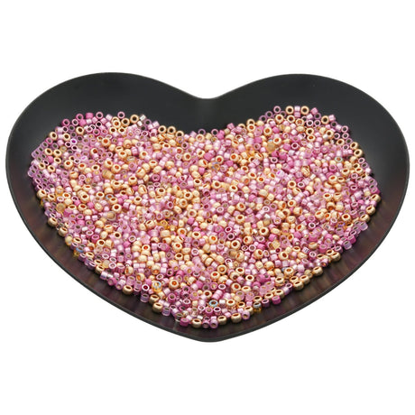 Limited Edition Designer TOHO Seed Bead Blend – Rosé Champagne Dream - PerlineBeads SA