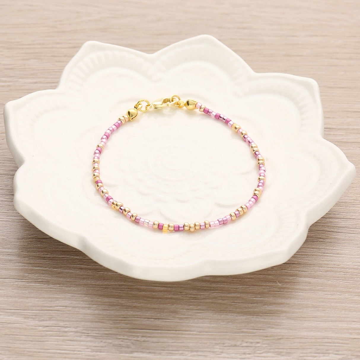Limited Edition Designer TOHO Seed Bead Blend – Rosé Champagne Dream - PerlineBeads SA