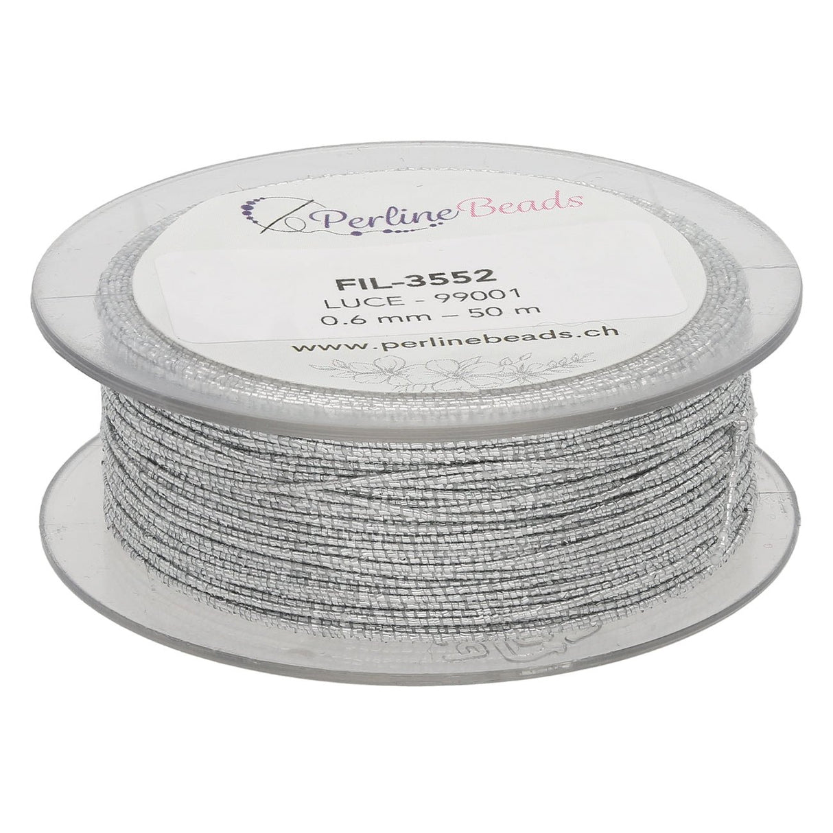 Luce Schmuckgarn - Silber (99001) - PerlineBeads SA