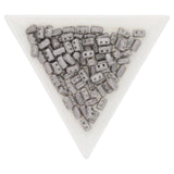 Matubo Rulla Glasperlen - Chalk Jet Luster - PerlineBeads SA