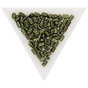 Matubo Rulla Glasperlen - Jet Red Luster - PerlineBeads SA