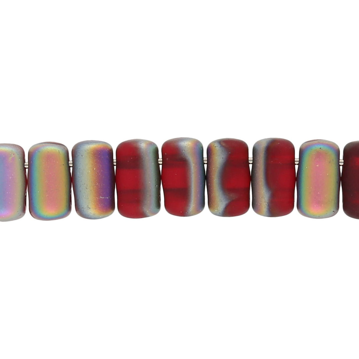 Matubo Rulla Glasperlen - Ruby Vitrail Mat - PerlineBeads