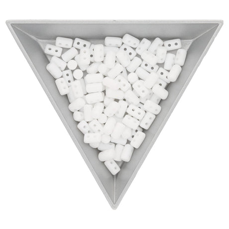 Matubo Rulla Glasperlen - White Chalk - PerlineBeads SA