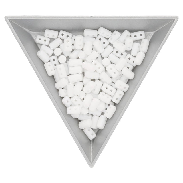 Matubo Rulla Glasperlen - White Chalk - PerlineBeads SA