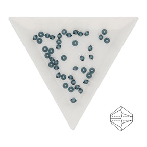 M.C. Doppelkegel 3 mm - Montana - PerlineBeads SA