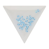 M.C. Doppelkegel 4 mm - Aquamarine AB - PerlineBeads SA