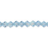 M.C. Doppelkegel 4 mm - Aquamarine AB - PerlineBeads SA