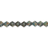 M.C. Doppelkegel 4 mm - Blue Diamond AB - PerlineBeads SA