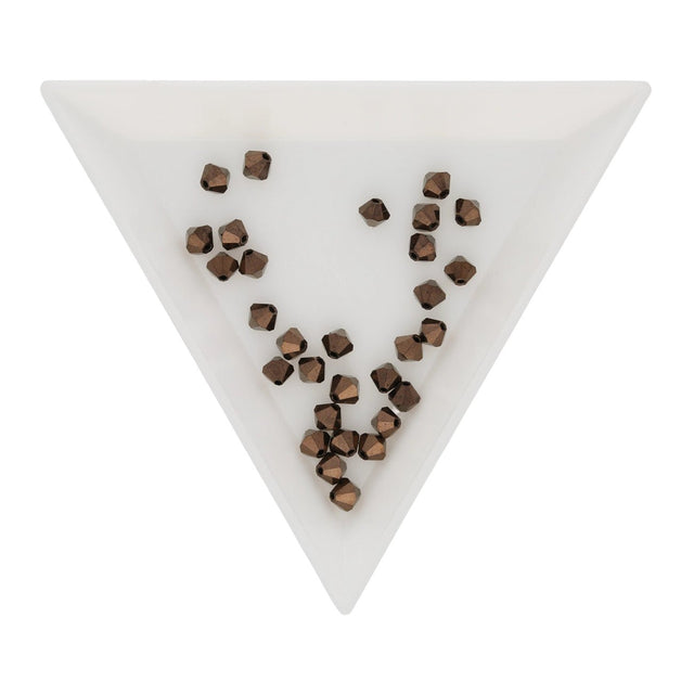 M.C. Doppelkegel 4 mm - Bronze - PerlineBeads SA