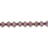 M.C. Doppelkegel 4 mm - Bronze Amethyst - PerlineBeads SA