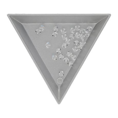 M.C. Doppelkegel 4 mm - Crystal - PerlineBeads SA