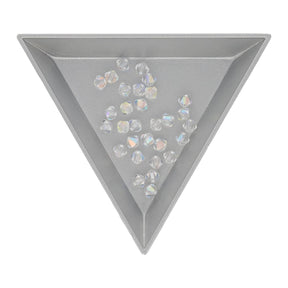 M.C. Doppelkegel 4 mm - Crystal AB - PerlineBeads SA