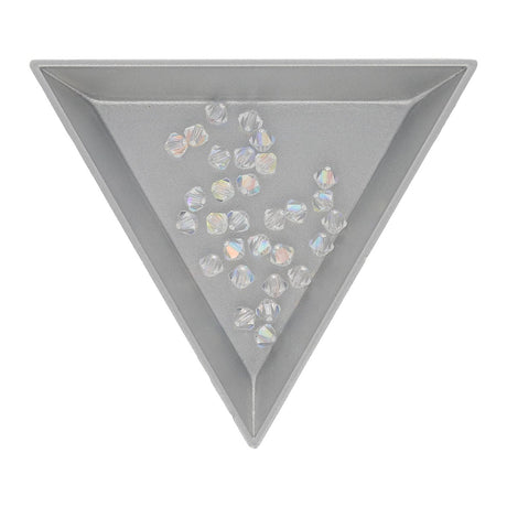 M.C. Doppelkegel 4 mm - Crystal AB - PerlineBeads SA