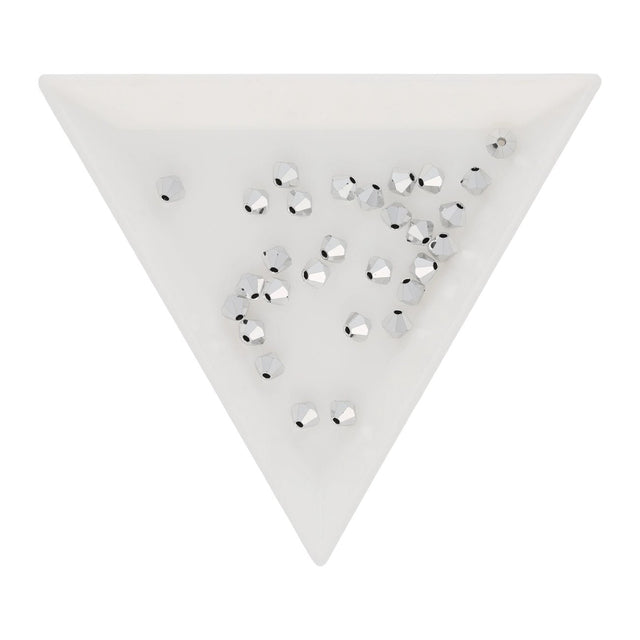 M.C. Doppelkegel 4 mm - Crystal Labrador Full - PerlineBeads SA