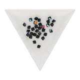 M.C. Doppelkegel 4 mm - Jet AB - PerlineBeads SA