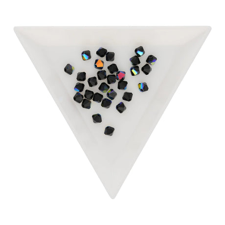 M.C. Doppelkegel 4 mm - Jet AB - PerlineBeads SA