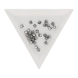 M.C. Doppelkegel 4 mm - Jet Hematite Full - PerlineBeads SA