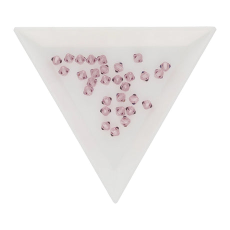 M.C. Doppelkegel 4 mm - Light Amethyst - PerlineBeads SA