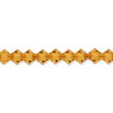 M.C. Doppelkegel 4 mm - Topaz - PerlineBeads SA