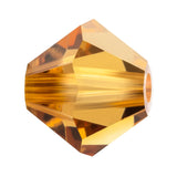 M.C. Doppelkegel 4 mm - Topaz - PerlineBeads SA