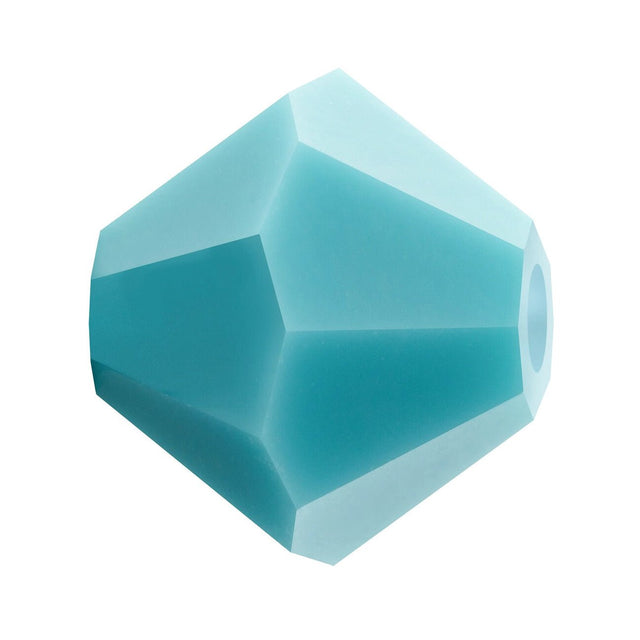 M.C. Doppelkegel 4 mm - Turquoise - PerlineBeads SA