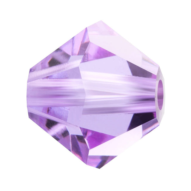 M.C. Doppelkegel 4 mm - Violet - PerlineBeads SA