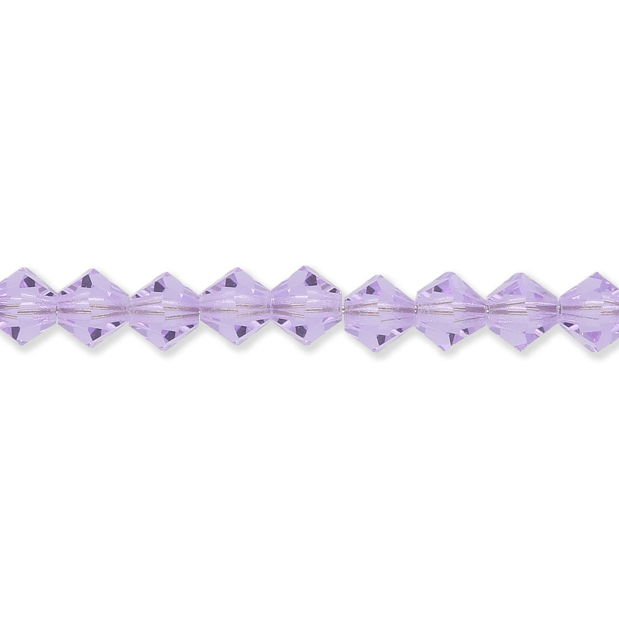 M.C. Doppelkegel 4 mm - Violet - PerlineBeads SA