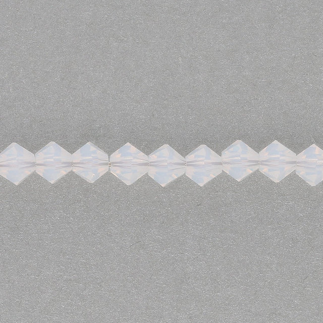 M.C. Doppelkegel 4 mm - White Opal - PerlineBeads SA