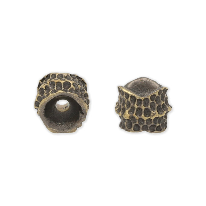 Metallperle / Spacer Perle im tibetischen Stil - Bronze antik - PerlineBeads SA