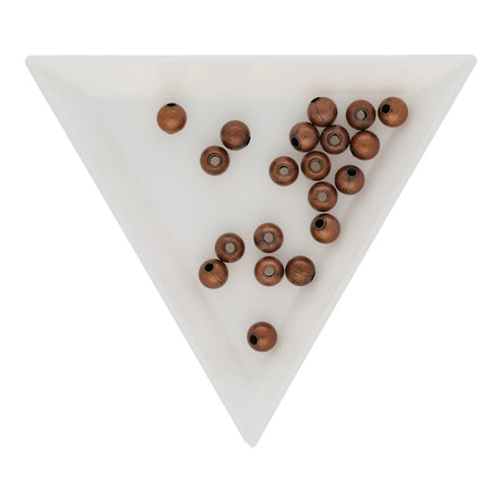 Metallperlen Antik Kupfer – Ø 5 mm (20 Stück) - PerlineBeads SA