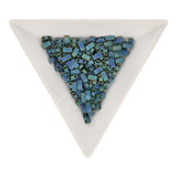 Miyuki Tila 1/2 cut bead - Matt Metallic Bluegreen Iris - PerlineBeads SA