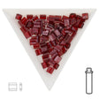 Miyuki Tila bead 5 mm - Garnet Gold Luster - PerlineBeads SA