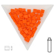 Miyuki Tila bead 5 mm - Opaque Orange - PerlineBeads SA