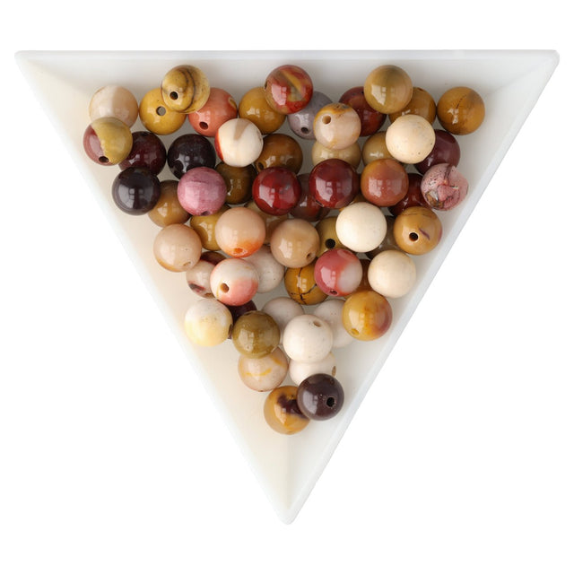 Mookaite Perlen · rund · 6 mm - PerlineBeads SA