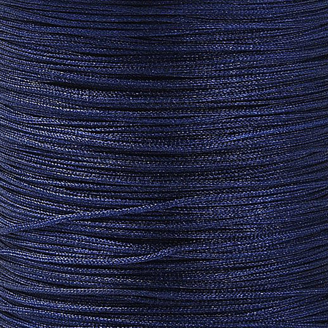 Nylon-Kordel • Mitternachtsblau • 0.4 mm (± 28 m) - PerlineBeads SA