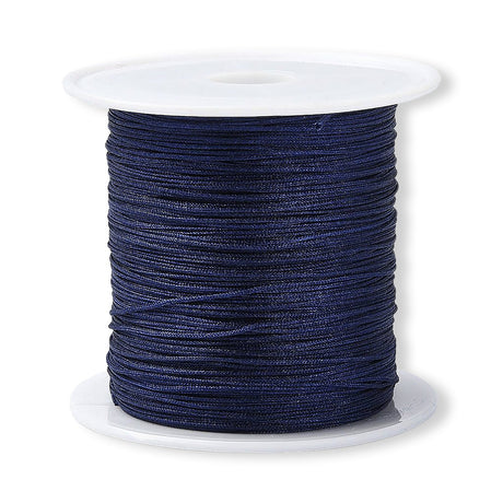Nylon-Kordel • Mitternachtsblau • 0.4 mm (± 28 m) - PerlineBeads SA