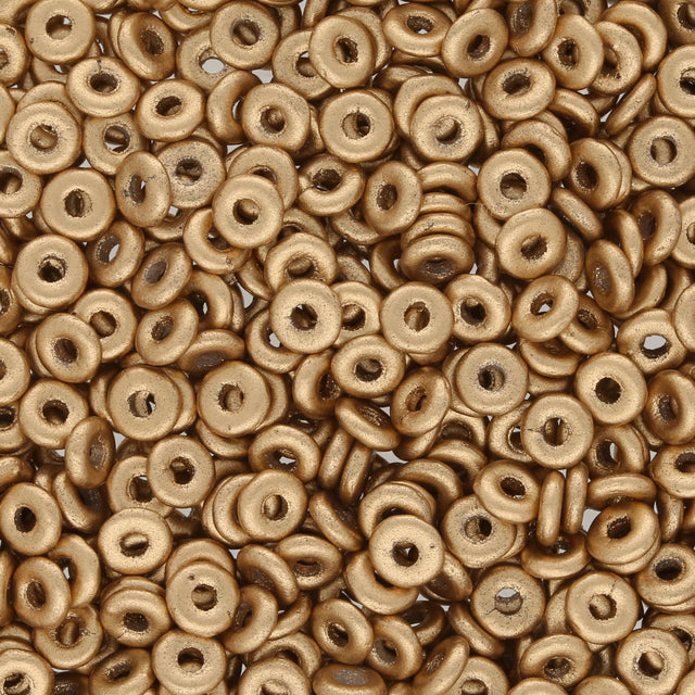 O Beads® 1x4 mm - Aztec Gold - PerlineBeads SA