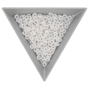 O Beads® 1x4 mm - Chalk White - PerlineBeads SA