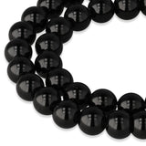 Obsidian Perlen · rund · 8 mm - PerlineBeads SA
